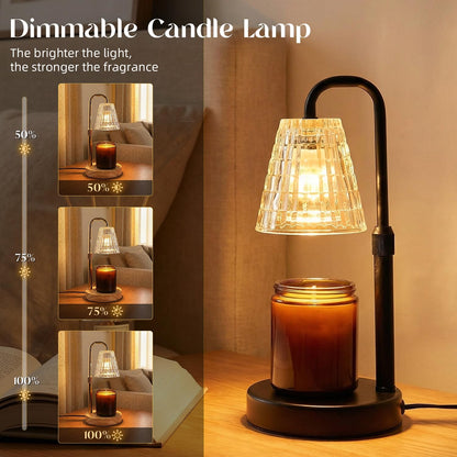Candle Warmer Lamp with Timer and Dimmable Feature
