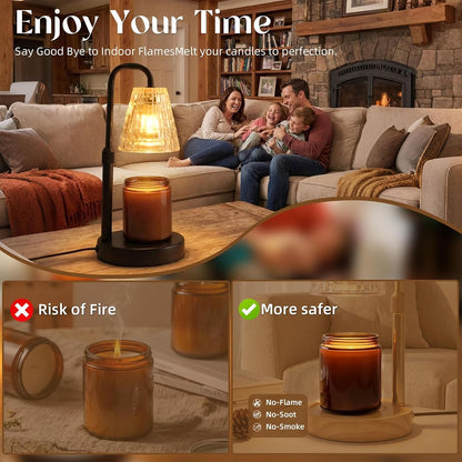 Candle Warmer Lamp with Timer and Dimmable Feature