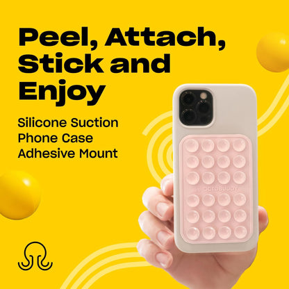 Classic MAX Silicone Suction Phone Case with Adhesive Mount