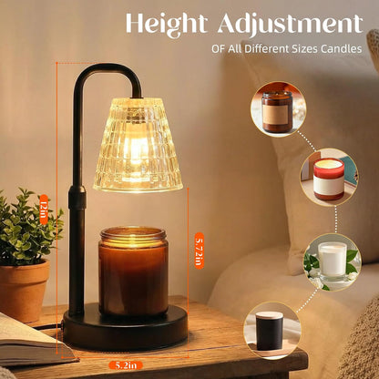 Candle Warmer Lamp with Timer and Dimmable Feature