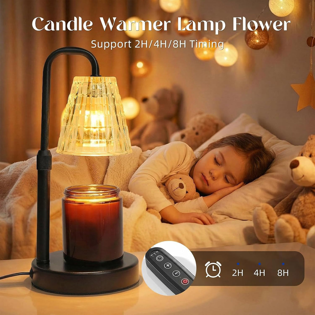 Candle Warmer Lamp with Timer and Dimmable Feature